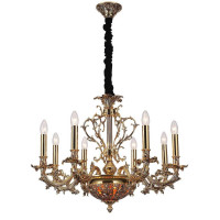  - Подвесная люстра Lucia Tucci Firenze 1780.8.2 Antique Gold