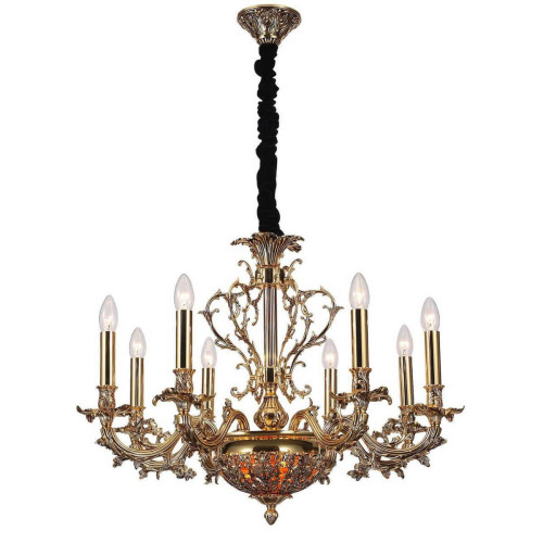 Подвесная люстра Lucia Tucci Firenze 1780.8.2 Antique Gold 