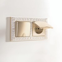 Рамка на 2 поста Werkel Antik белое золото W0021523 4690389158230 - Рамка на 2 поста Werkel Antik белое золото W0021523 4690389158230