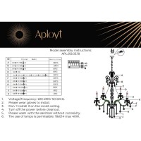  - Подвесная люстра Aployt Ketrin APL.812.03.18