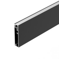  - Профиль PLINTUS-H55-2000 BLACK (Arlight, Алюминий)