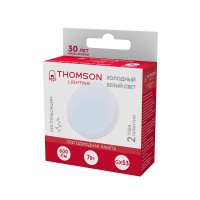  - Лампа светодиодная Thomson GX53 7W 6500K таблетка матовая TH-B4005