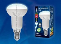  - Лампа светодиодная рефлекторная Uniel E14 6W 4500K матовая LED-R50-6W/NW/E14/FR PLP01WH UL-00000938