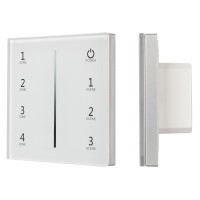  - Панель Sens SMART-P29-DIM White (230V, 4 зоны, 2.4G) (Arlight, IP20 Пластик, 5 лет)