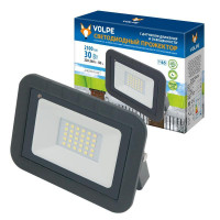  - Прожектор светодиодный Volpe 30W 6500K ULF-Q512 30W/DW Sensor IP65 220-240B Black UL-00003170