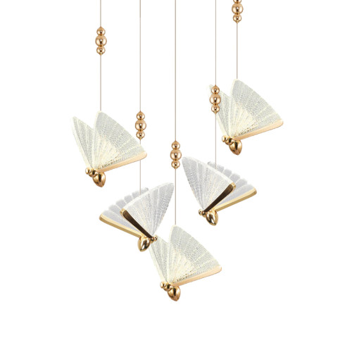 Подвесной светильник OM8201008-5 rose gold 