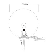  - Ландшафтный светильник Outdoor O594FL-01W1