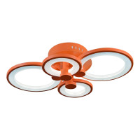  - Потолочная светодиодная люстра iLedex Ring A001/4 Orange