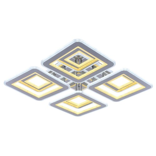 Потолочная светодиодная люстра Profit Light 8009/4+4 CHR D 