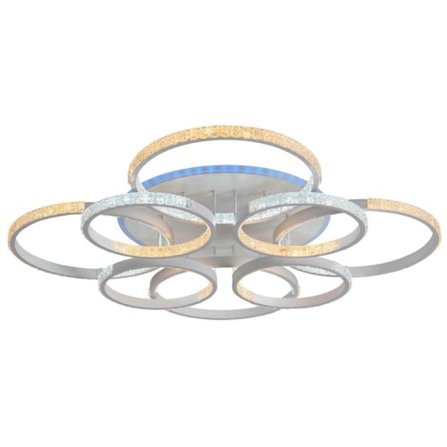 Потолочная светодиодная люстра Profit Light 8047/4+4 WHT 