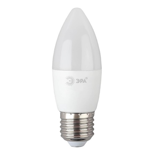 Лампа светодиодная ЭРА E27 6W 6500K матовая B35-6W-865-E27 R Б0045340 