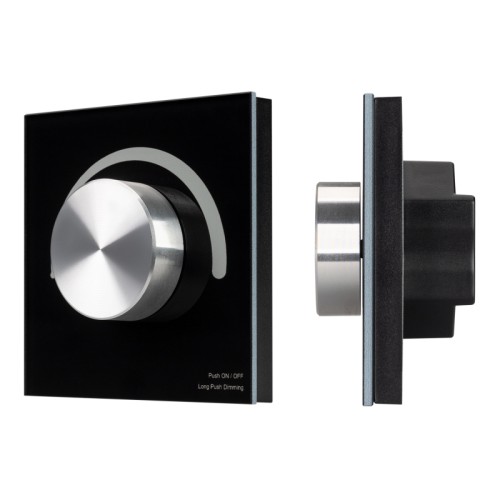 INTELLIGENT ARLIGHT Роторная панель SMART-1-10V-301-31-DIM-IN Black (24-48V, 2.4G) (IARL, IP20 Пластик, 5 лет) 