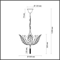  - Подвесная люстра Odeon Light Floweri 4838/6