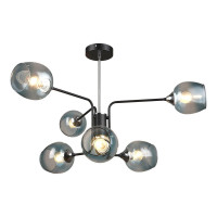  - Потолочная люстра IMEX MD.3564-6-S BK+CH