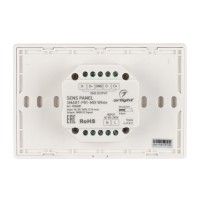  - Панель Sens SMART-P81-MIX White (230V, 4 зоны, 2.4G) (Arlight, IP20 Пластик, 5 лет)