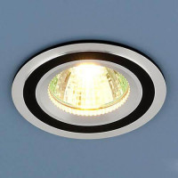  - Встраиваемый светильник Elektrostandard 5305 MR16 CH/BK хром/черный 4690389056017