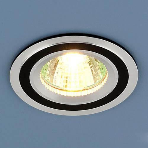 Встраиваемый светильник Elektrostandard 5305 MR16 CH/BK хром/черный 4690389056017 
