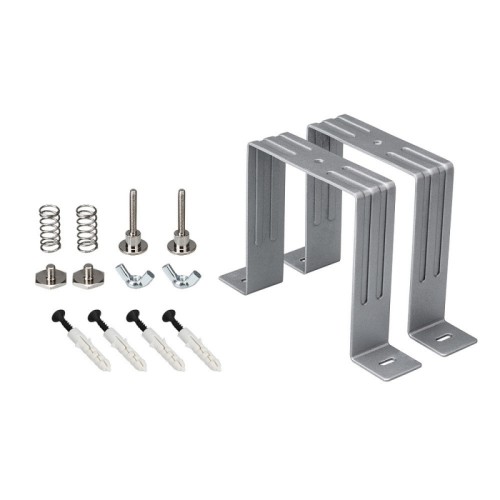 Держатель S2-LINE-7977 Set (Arlight, Металл) Держатель для встраивания профиля S2-LINE-7977 в гипсокартонные потолки.
В комплекте 2шт держателя, винты, пружины, гайки. Цена за 1 комплект.