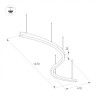 Светильник SP-LINE-HANG ARC-S3535-D800-65W Warm3000 (BLACK, 230V) (Arlight, Металл) - Светильник SP-LINE-HANG ARC-S3535-D800-65W Warm3000 (BLACK, 230V) (Arlight, Металл)