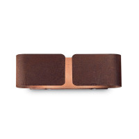  - Настенный светильник Ideal Lux Clip AP2 Small Corten 187365
