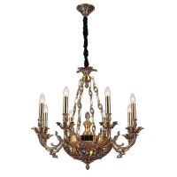  - Подвесная люстра Lucia Tucci Firenze 1781.8.2 Antique Gold