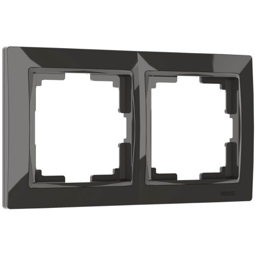 Рамка на 2 поста Werkel Snabb basic серо-коричневый W0022007 4690389161377 