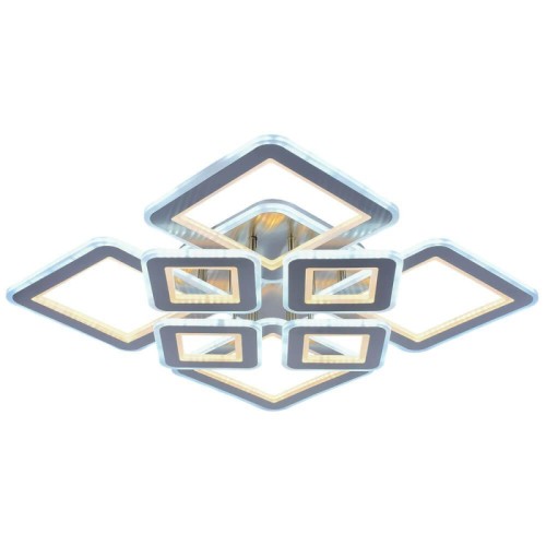 Потолочная светодиодная люстра Profit Light 8009/4+4 NKL A 