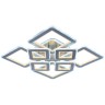 Потолочная светодиодная люстра Profit Light 8009/4+4 NKL A - Потолочная светодиодная люстра Profit Light 8009/4+4 NKL A