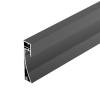  - Профиль PLINTUS-H54-2000 BLACK (Arlight, Алюминий)