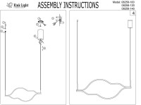  - Подвесной светодиодный светильник Kink Light Линн 08258-120,16P