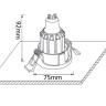 Встраиваемый светильник Crystal Lux CLT 004С1 WH - Встраиваемый светильник Crystal Lux CLT 004С1 WH