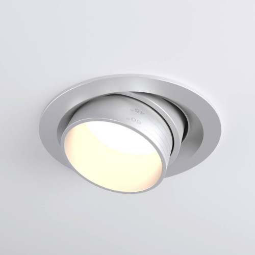 Встраиваемый светодиодный светильник Elektrostandard 9919 LED 10W 4200K серебро 4690389162459 
