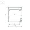 Профиль BOX57-DUAL-2000 ANOD (Arlight, Алюминий) - Профиль BOX57-DUAL-2000 ANOD (Arlight, Алюминий)