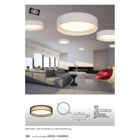  - Потолочная светодиодная люстра Zumaline Adem E9371-37-LED-BL