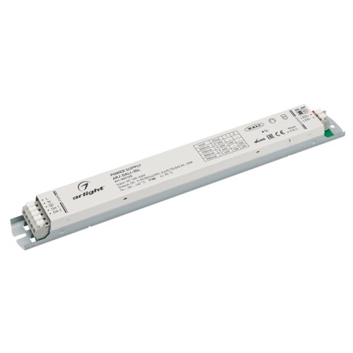 Блок питания ARJ-DALI-35L (35W, 600/700/800/900mA, DALI, PFC) (Arlight, IP20 Металл, 2 года) 