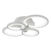  - Потолочная светодиодная люстра iLedex Ring A001/4 WH