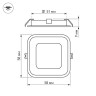 Набор KT-S-6x0.6W LED White 12V (квадрат) (Arlight, IP67 Металл, 1 год) - Набор KT-S-6x0.6W LED White 12V (квадрат) (Arlight, IP67 Металл, 1 год)