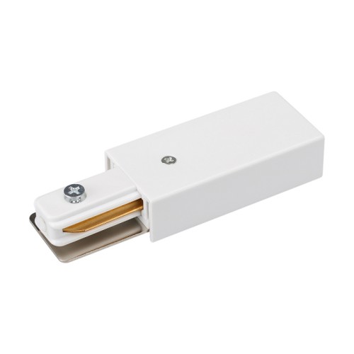Коннектор питания LGD-2TR-CON-POWER-WH (C) (Arlight, IP20 Пластик, 3 года) Концевой коннектор для подключения питания. 105х35х20мм. При использовании с треками и аксессуарами другой серии возможно отличие по цвету.