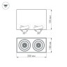 Светильник SP-CUBUS-S100x200-2x11W Warm3000 (WH, 40 deg, 230V) (Arlight, IP20 Металл, 3 года) - Светильник SP-CUBUS-S100x200-2x11W Warm3000 (WH, 40 deg, 230V) (Arlight, IP20 Металл, 3 года)
