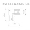 Коннектор L-образный Nowodvorski Profile 9456 - Коннектор L-образный Nowodvorski Profile 9456