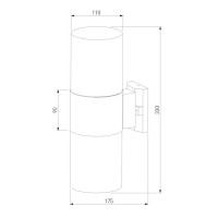  - Уличный настенный светильник Elektrostandard Roil 35125/D 4690389175381