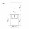 Светильник LT-GAP-S70x70-3W Warm3000 (BK, 30deg, 230V) (Arlight, IP65 Металл, 3 года) - Светильник LT-GAP-S70x70-3W Warm3000 (BK, 30deg, 230V) (Arlight, IP65 Металл, 3 года)