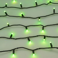  - Светодиодная гирлянда ARD-STRING-CLASSIC-10000-BLACK-100LED-LIVE RGB-DMX (24V, 10W) (Ardecoled, IP65)