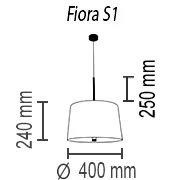  - Подвесной светильник TopDecor Fiora S1 19 04sat