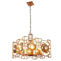  - Подвесная люстра Crystal Lux Cuento SP8 Gold