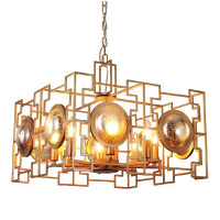 - Подвесная люстра Crystal Lux Cuento SP8 Gold