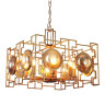 Подвесная люстра Crystal Lux Cuento SP8 Gold - Подвесная люстра Crystal Lux Cuento SP8 Gold