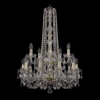  - Подвесная люстра Bohemia Ivele 1402/10+5/195/h-80/2d G