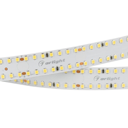 Лента S2-2500 24V Day 5000K 20mm (2835, 280 LED/m, LUX) (Arlight, 20 Вт/м, IP20) Поставка под заказ от 525 м.20мм. Гибкая лента LUX для профиля S2, светодиоды smd 2835, 280 шт/м (700шт на 2.5м), белая плата 20 мм с монтажными отверстиями, скотч 3М. Цвет БЕЛЫЙ ДНЕВНОЙ 4800-5200KK. Питание 24V, мощность 20 Вт/м (50 Вт на 2.5м), угол 120°, цветопередача CRI>85. Размеры 2500х20x1.5мм. Мин.отрезок 50мм, 14 светодиодов. Цена за 1м.