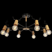  - Потолочная люстра Loft IT Sven 10024/8 Black